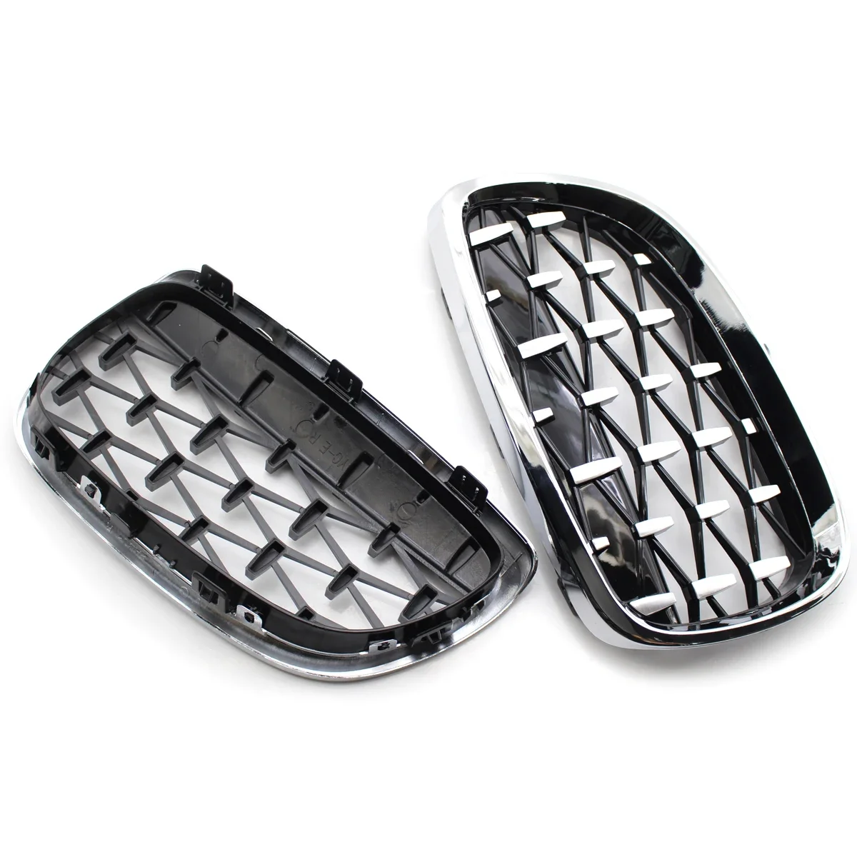 1 пара автомобильная решетка для переднего бампера Алмазный стильный