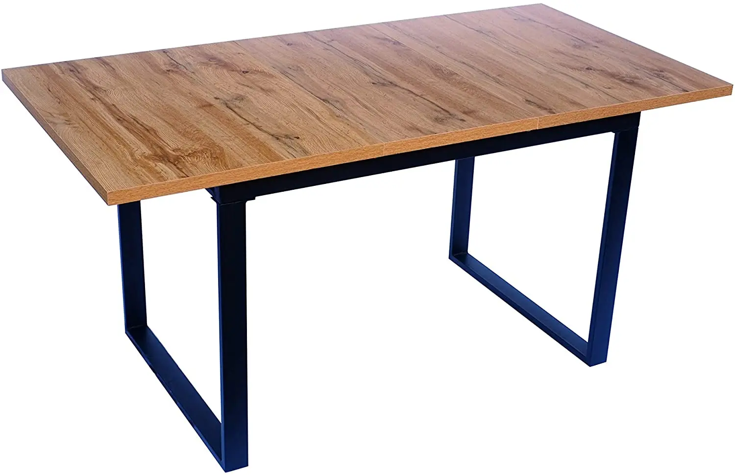 Современный Расширенный обеденный стол Formwell из МДФ с черными металлическими