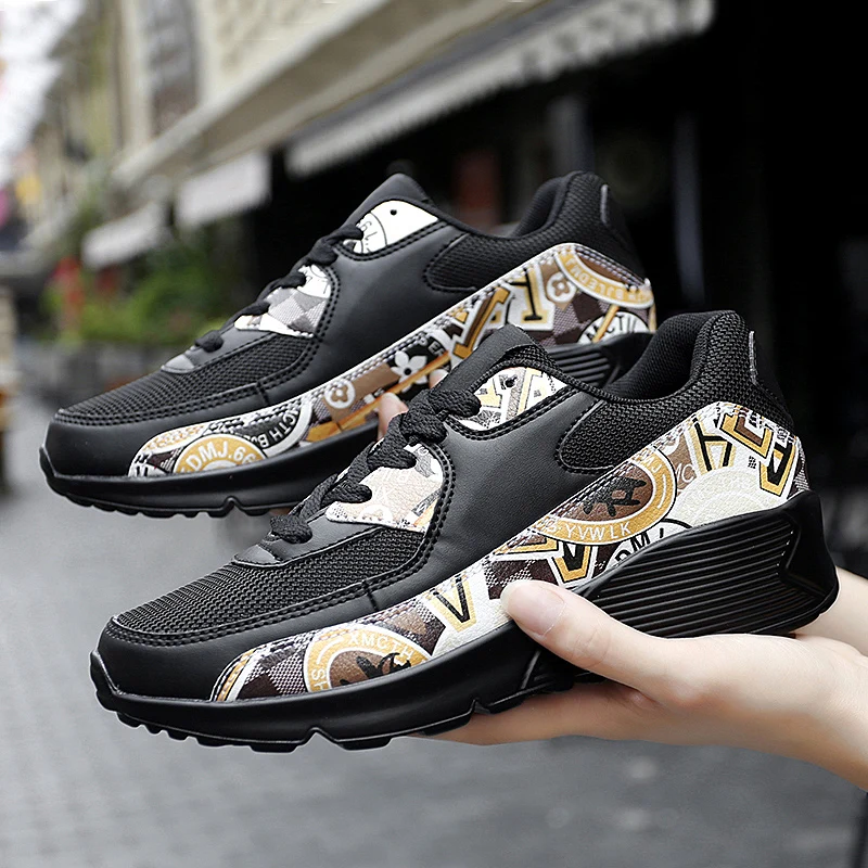 Womens Breathable Running Shoes Men Lightweight Non-slip Sneakers Comfort Unisex Jogging Sport Shoes Walking Sneakers Size 36-45