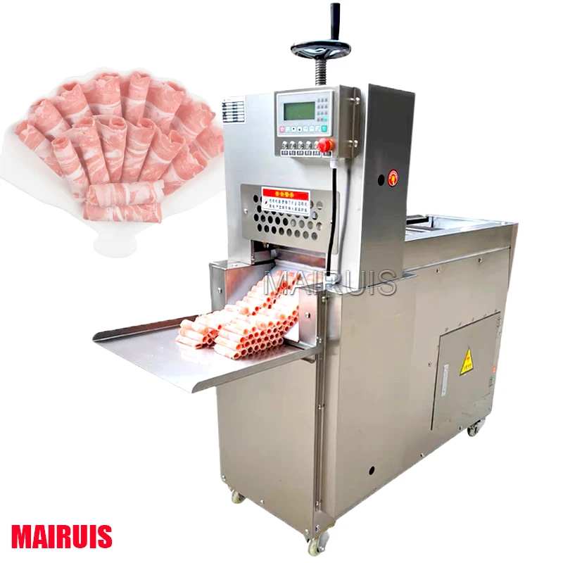 

Commercial Lamb Slicer Restaurant Beef And Mutton Roll Cutting Machine Best Frozen Meat Cutter