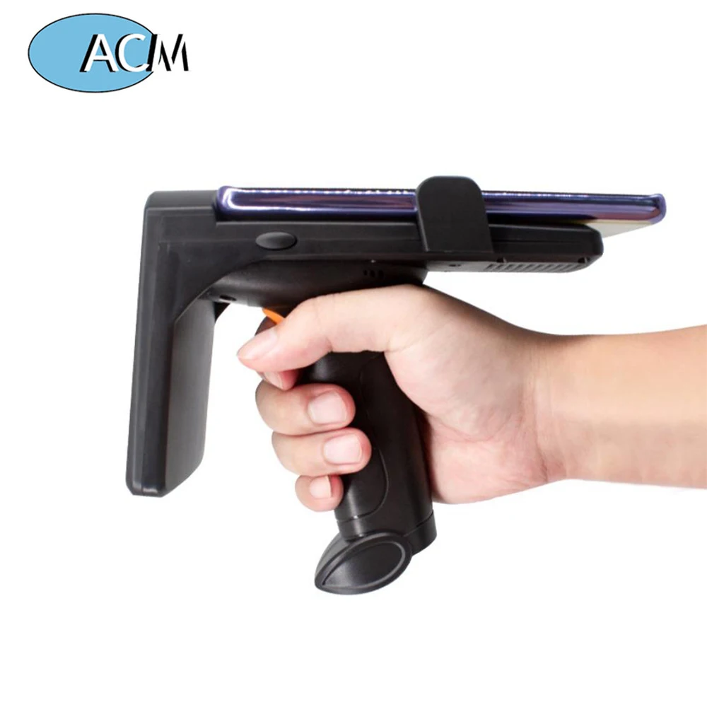 

QR Code RFID Tracking Inventory Reader 18000-6C Protocol UHF Collector Handheld Barcode Collecting Machine