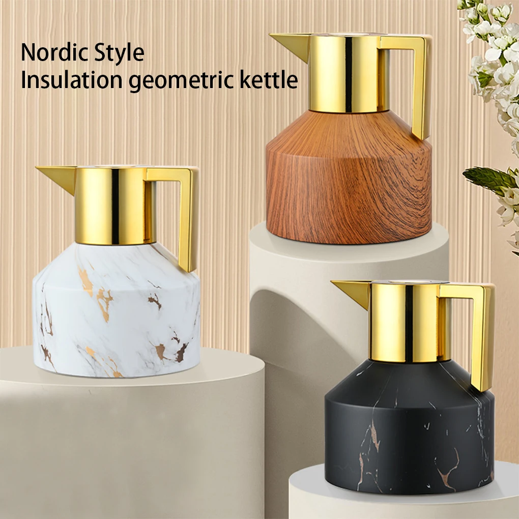 

Insulation Pot Stainless 1 5L Vacuum Flask Large Capacity Water Bottle Household Desktop Bedroom Office White 1 2L