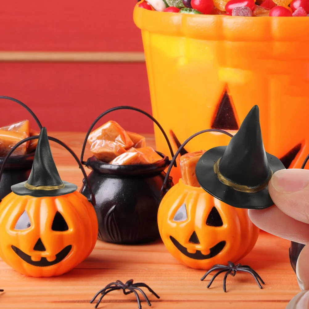 12 шт. мини-шляпа ведьмы наряд DIY аксессуары игрушечная комната пластиковые декоры