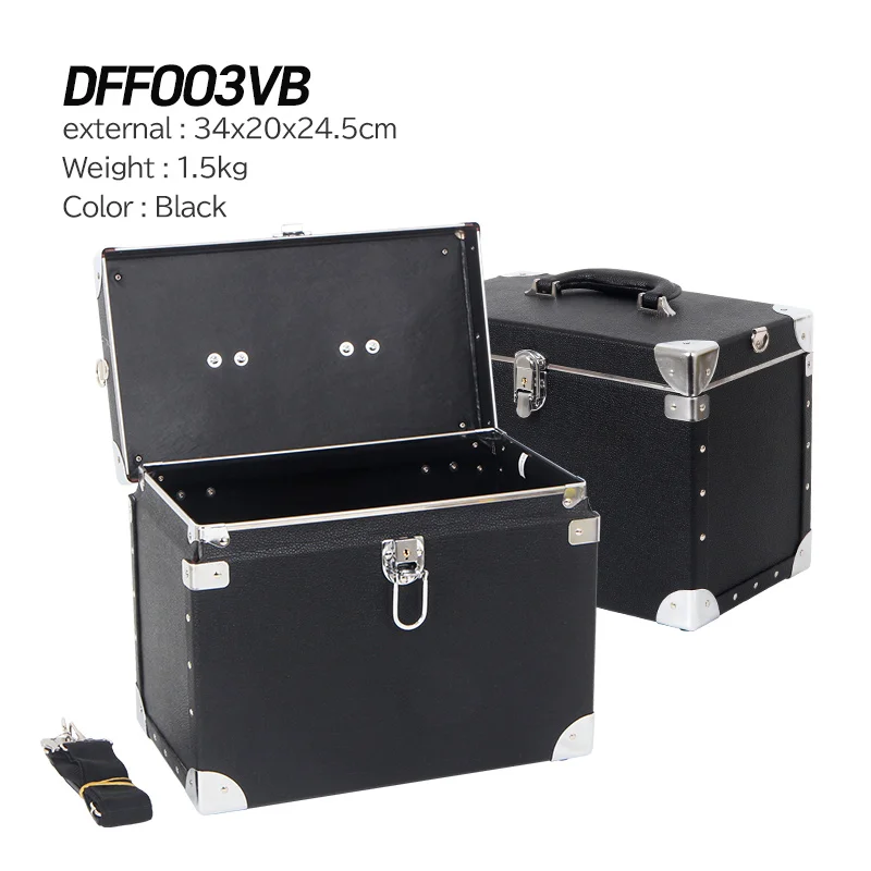Фото DFF003-V ЧЕРНАЯ 33x25x19 см Сумка для ногтей Коробка для макияжа Косметичка Органайзер для косметики Средний размер Ткань Ople из искусственной кожи №1