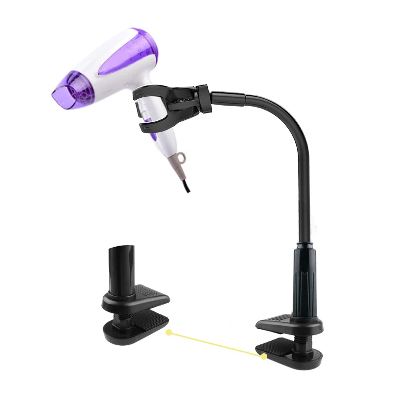 

1Pc Dog Hair Dryer Holder Table Clip Shower 360 Degree Rotation Home Grooming Hands Free Third Arm Aluminum Cat Clamp Rack Stand