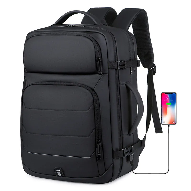 

17 laptop Backpack USB Charging Multifunctional Waterproof Business Bag Anti-Theft Daypack Mochila Schoolbag