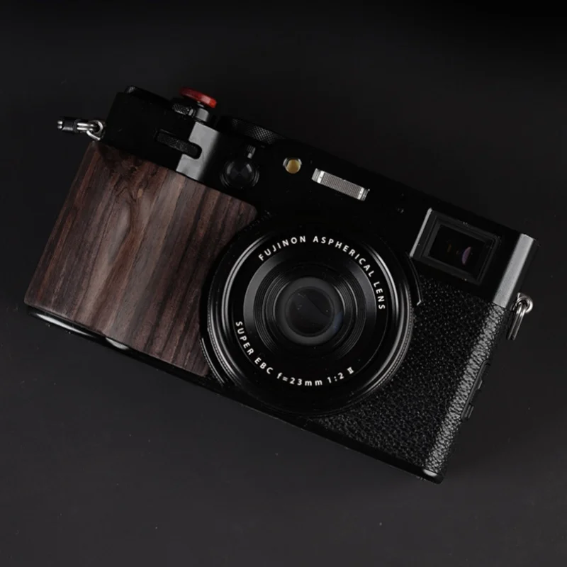 Нескользящая деревянная ручка для камеры для Fujifilm X100VI — деревянная ручка с улучшенной фиксацией (art.: 3920d2eb82dd5) - 3920d2eb82dd5