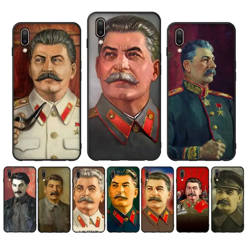 

Soviet Union Stalin Phone Case for Vivo Y91C Y11 17 19 17 67 81 Oppo A9 2020 Realme c3
