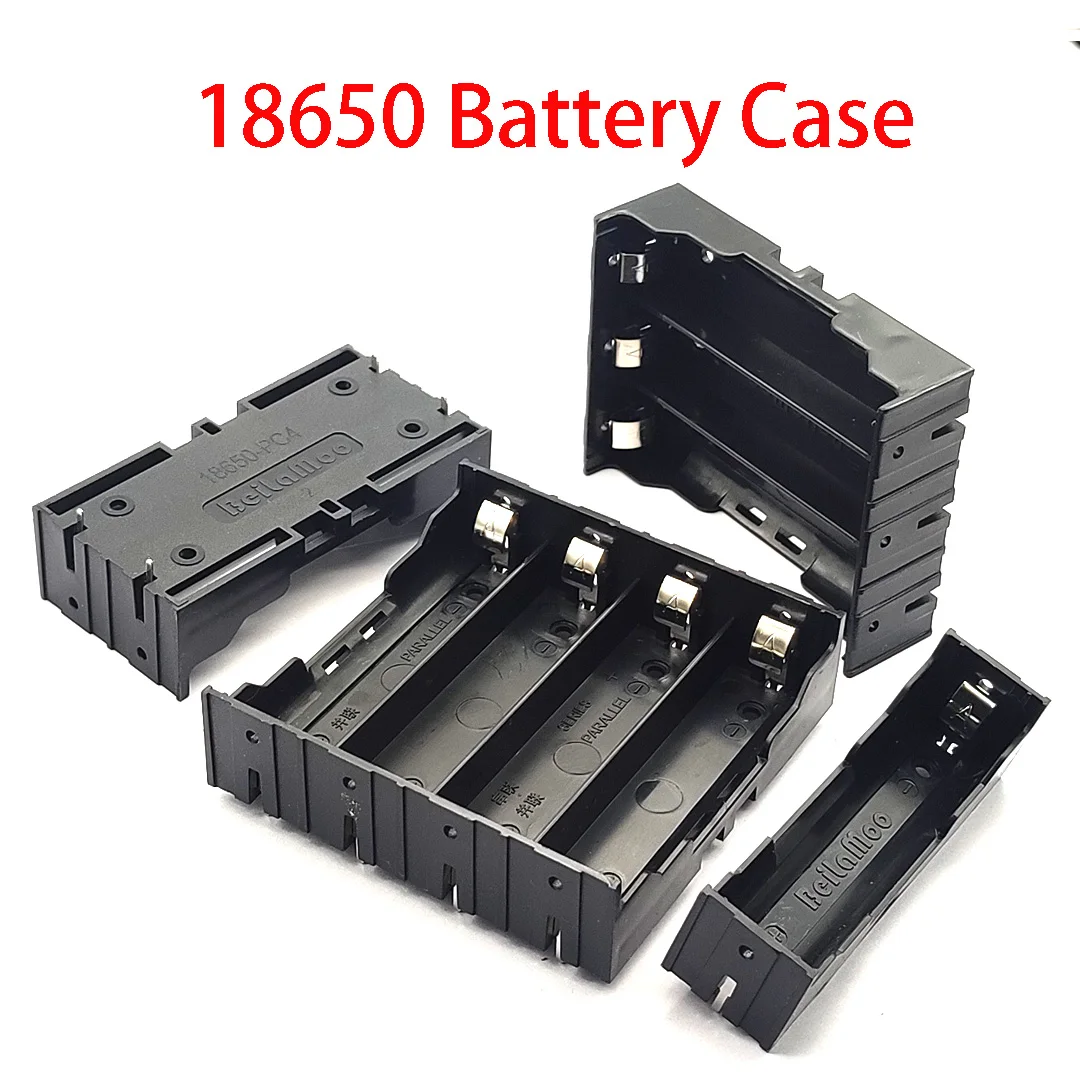 

DIY 1/2/3/4 Section 18650 Plastic Battery Case Holder Storage Box For 18650 Rechargeable Battery 3.7V