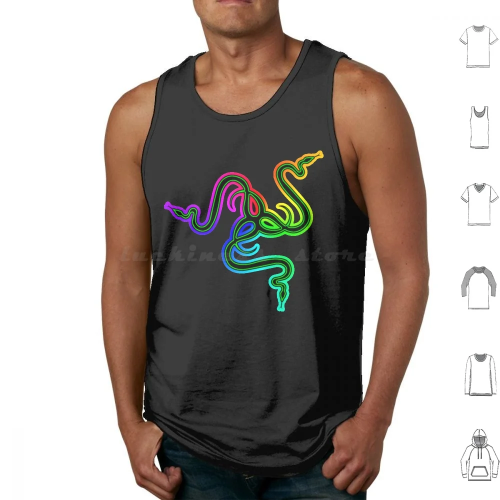 

Best Seller-Razer Essential T-Shirt Tank Tops Vest Sleeveless Best Seller Razer Essential