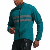 wosawe summer cycling jacket for men waterproof bicycle clothes windproof light reflective mtb bike road windbreaker softshell