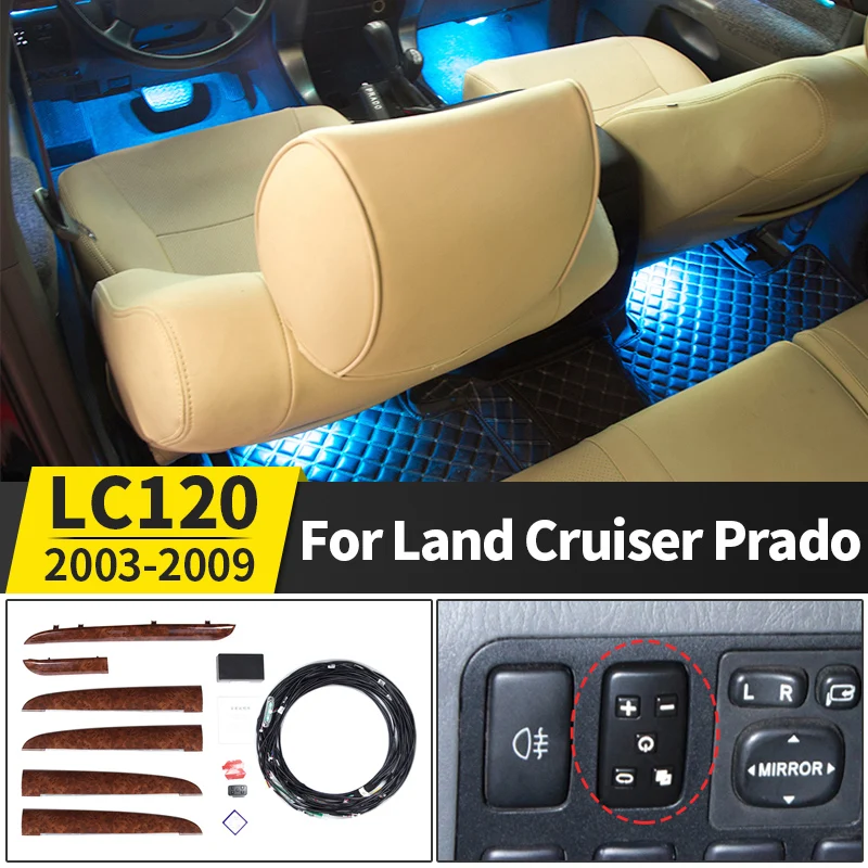 

Applicable to 2003-2009 Land Cruiser Prado 120 Ambience Light Modified Lc120 Car Environment Light LED Neon Light