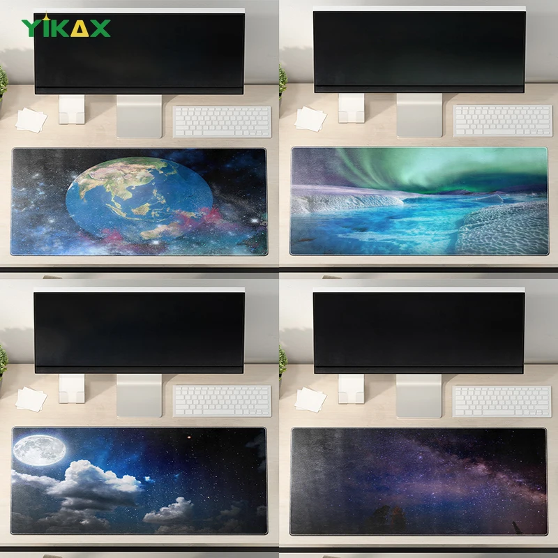 

Space Gaming Mouse Pad Large Home Custom Mousepad Gamer Office Natural Rubber XXL Mouse Mat Desk Keyboard Pad XXXl Mouse Pads