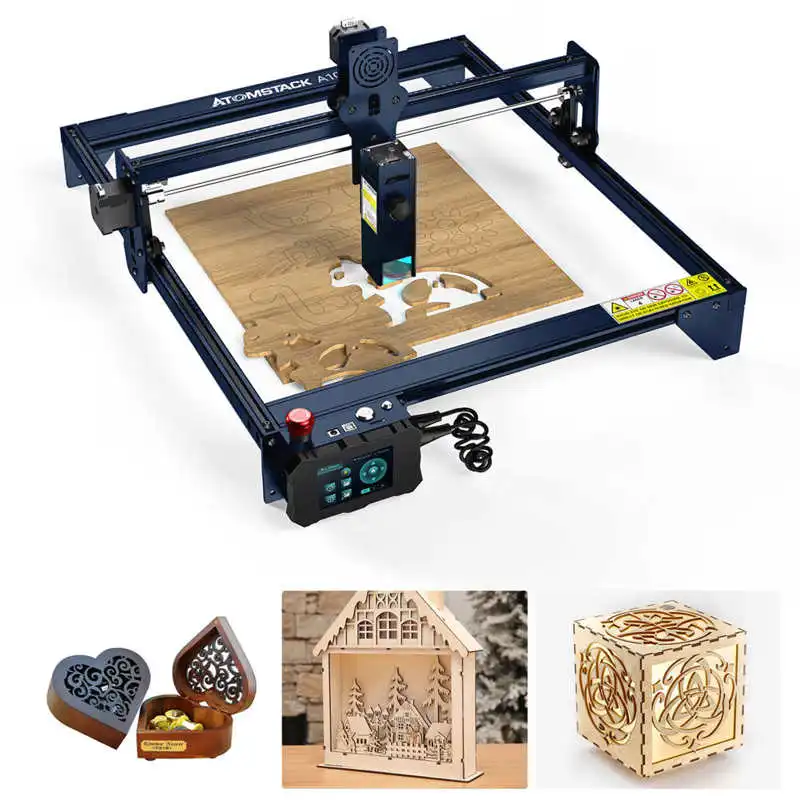 

ATOMSTACK A10 Pro 50W Engraving Machine Cutting 10‑11W Offline Control Engraving Metal Cutting Wood CNC Router DIY