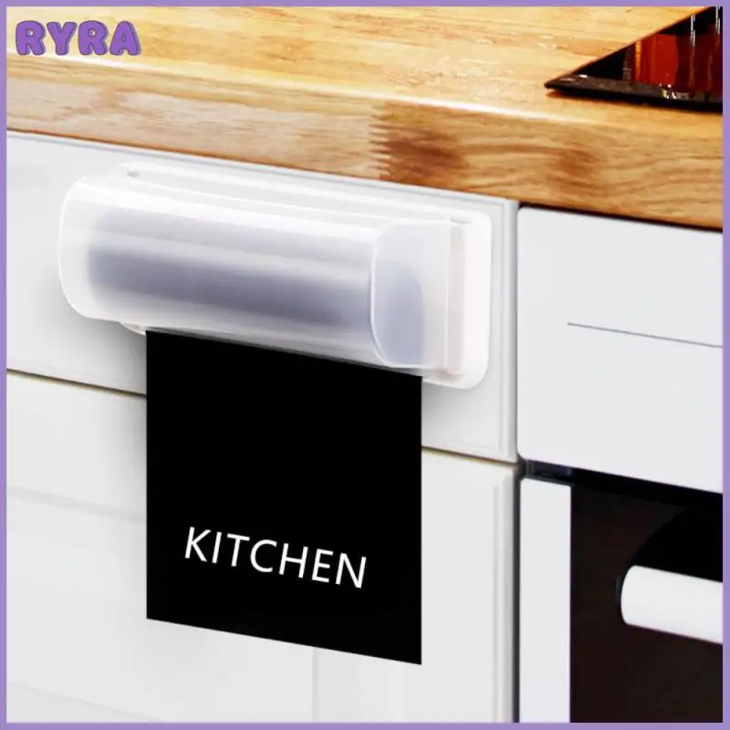 

Garbage Bag Storage Box Wall Shelf Bathroom Storage Kitchen Organizer Plastic Boxes Removable Traceless Finishing Containe