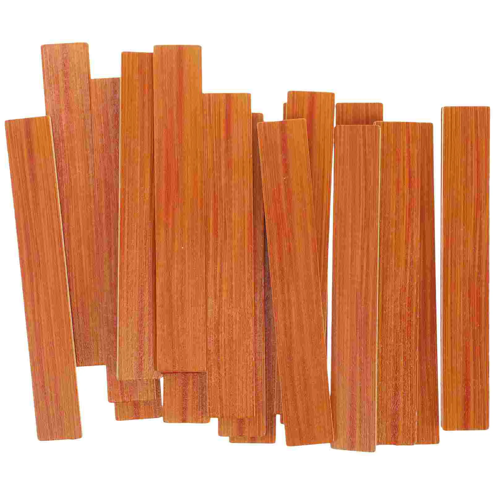 

20Pcs Miniature Simulated Wood Flooring House Flooring Material Diy Wood Floorboard Accessories