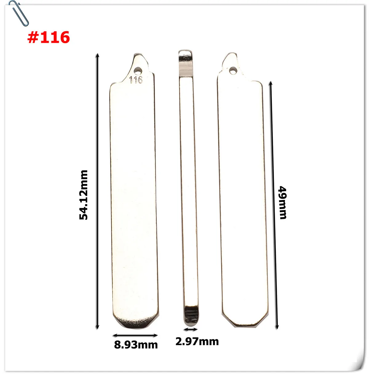 

jingyuqin # 117 # 116 # 25 # 03 Key Blade для Honda Accord Fit Odyssey CRIDER (2014 G/A) Flip Folding KD VVDI JMD Заготовка для автомобильного ключа