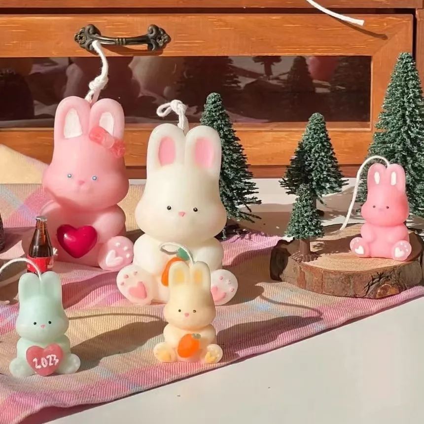 Aflorecer пасхальный кролик силиконовая форма для мыла искусственная в форме