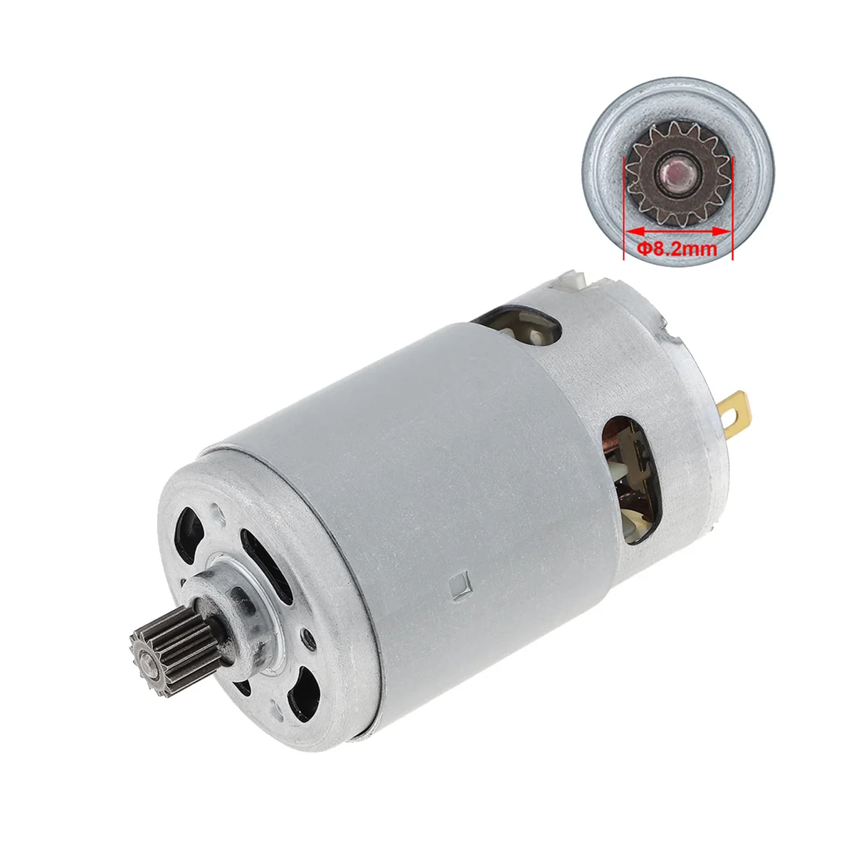 Мотор с щеточным двигателем RS550 21 в 14 зубьев подходит для беспроводной мини-пилы