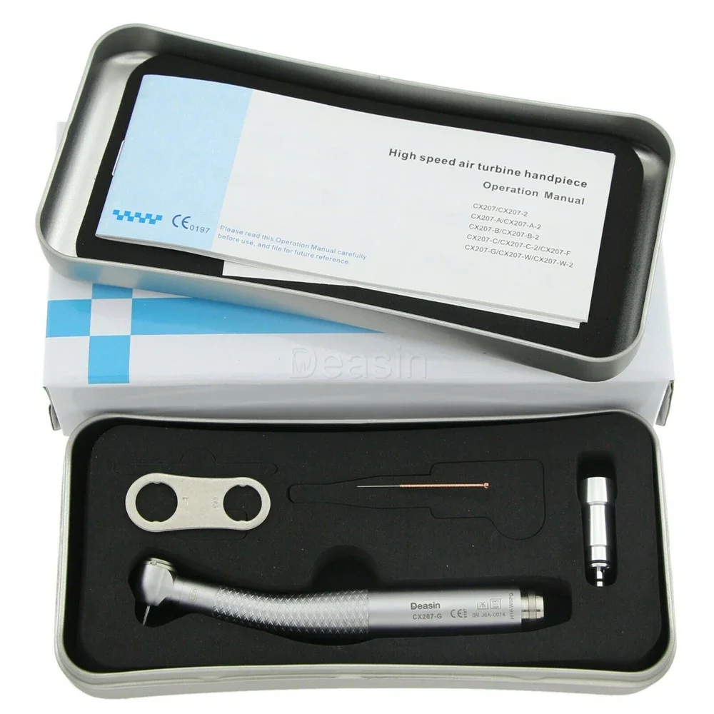 Волоконно-оптический светодиодный наконечник Den tal высокоскоростная турбина для