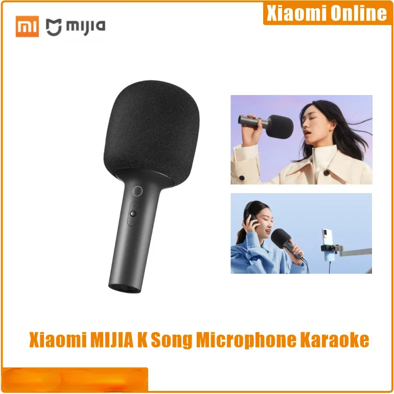 2021 Xiaomi MIJIA K Song Microphone Karaoke Bluetooth 5.1 Connected Stereo Sound DSP Chip Noise Cancellation 2500mAh Battery Hot