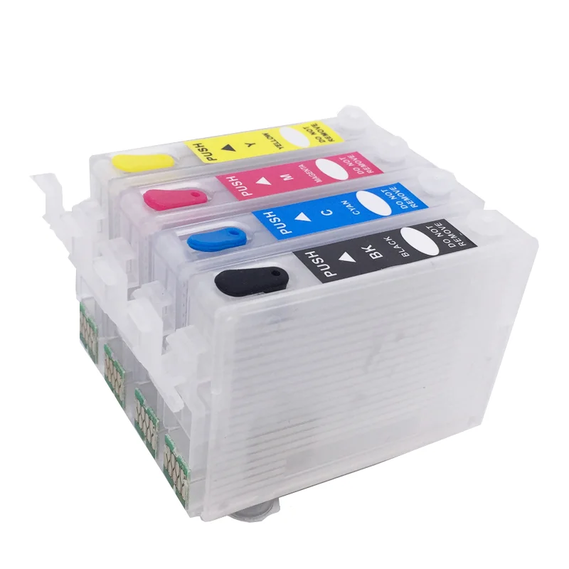 

Europe T502 502XL T02W Refillable ink cartridge for Epson XP-5100 XP-5105 WF-2860 WF-2865 XP5100 5105 2860 2865 with ARC chip