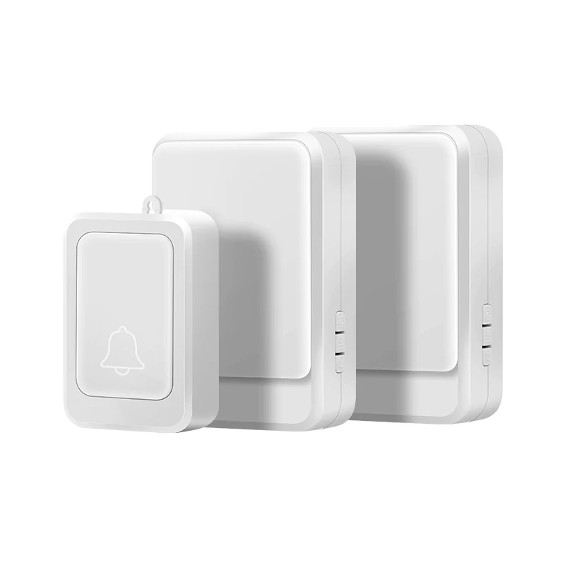 

Беспроводной дистанционный дверной звонок с мигающими огнями и музыкой для глухих по индивидуальному заказу и любимых людей.