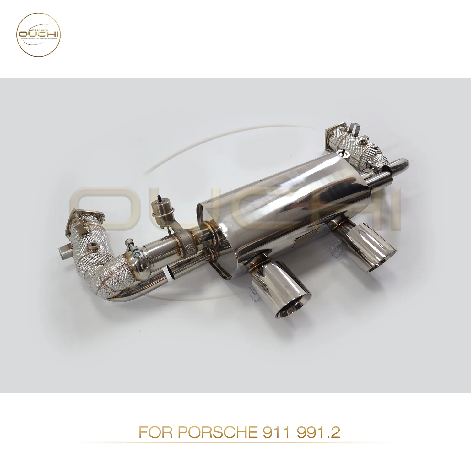Выхлопная система OUCHI из нержавеющей стали для Porsche 911 Carrera GTS 991 2 3 0 T глушитель