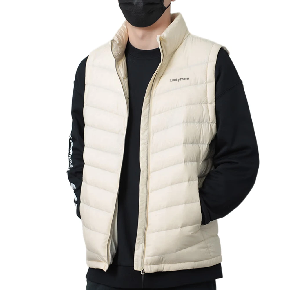 Жилеты luckypoems Женский легкий водостойкий упакованный пуховой жилет