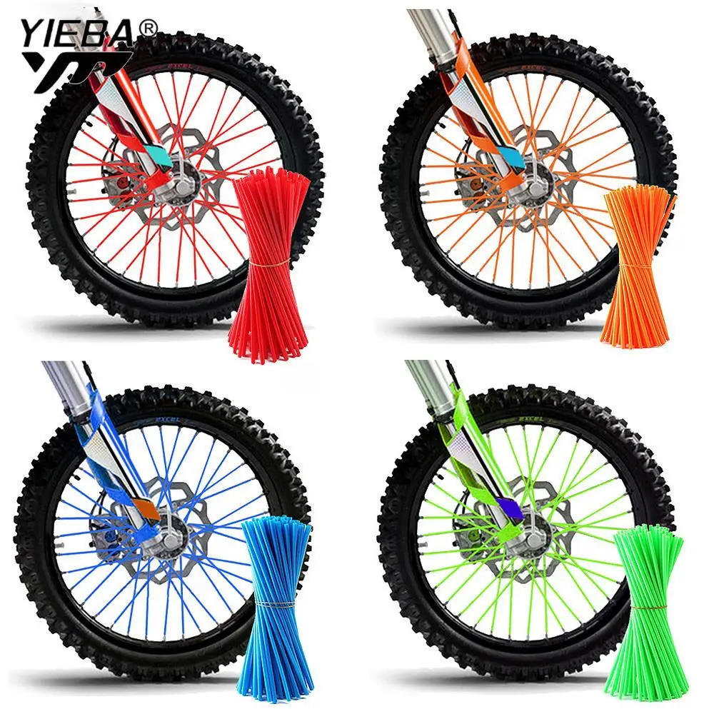 

Motorcycle Dirt Bike Enduro Off Road Rim Wheel Spoke Skin For Husqvarna TC85 TC/TE125-300 FC/FE250-501 14-16 Te300 Kawasaki Z800