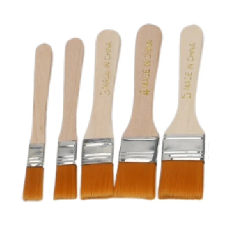 

100-Piece Nylon Paint Brush Set With Wooden Handle, Brush For Cleaning And Dust Removal, Gloss Paint Brush, Oil Brush