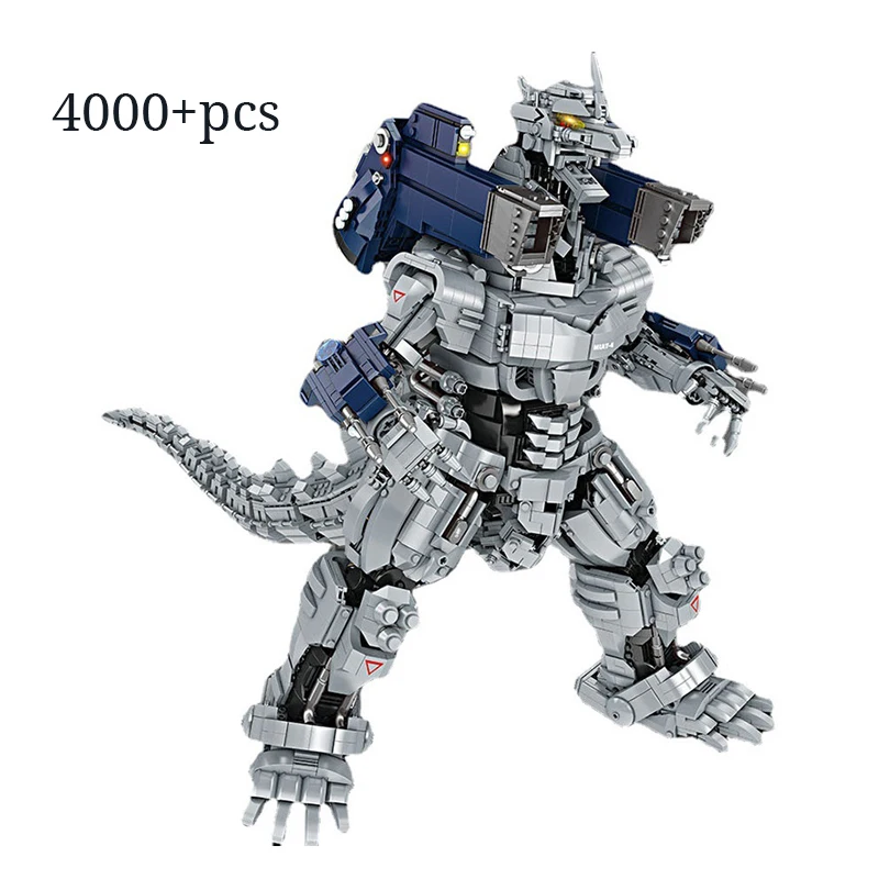 Креативный монстр-мир Godzilla Vs King Kong MOC строительные блоки кирпичи экшн-фильмы