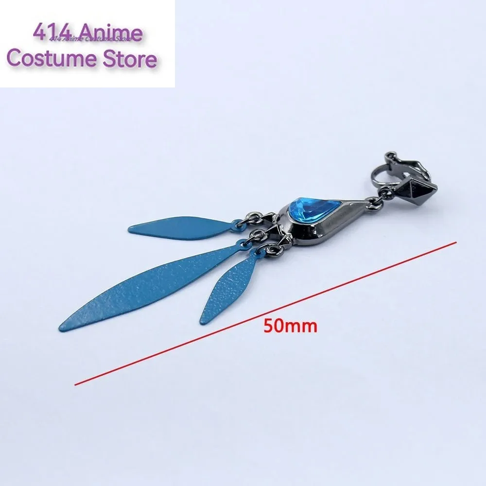 Игровые серьги-гвоздики Honkai со звездами и авантюрином аксессуары для ювелирных