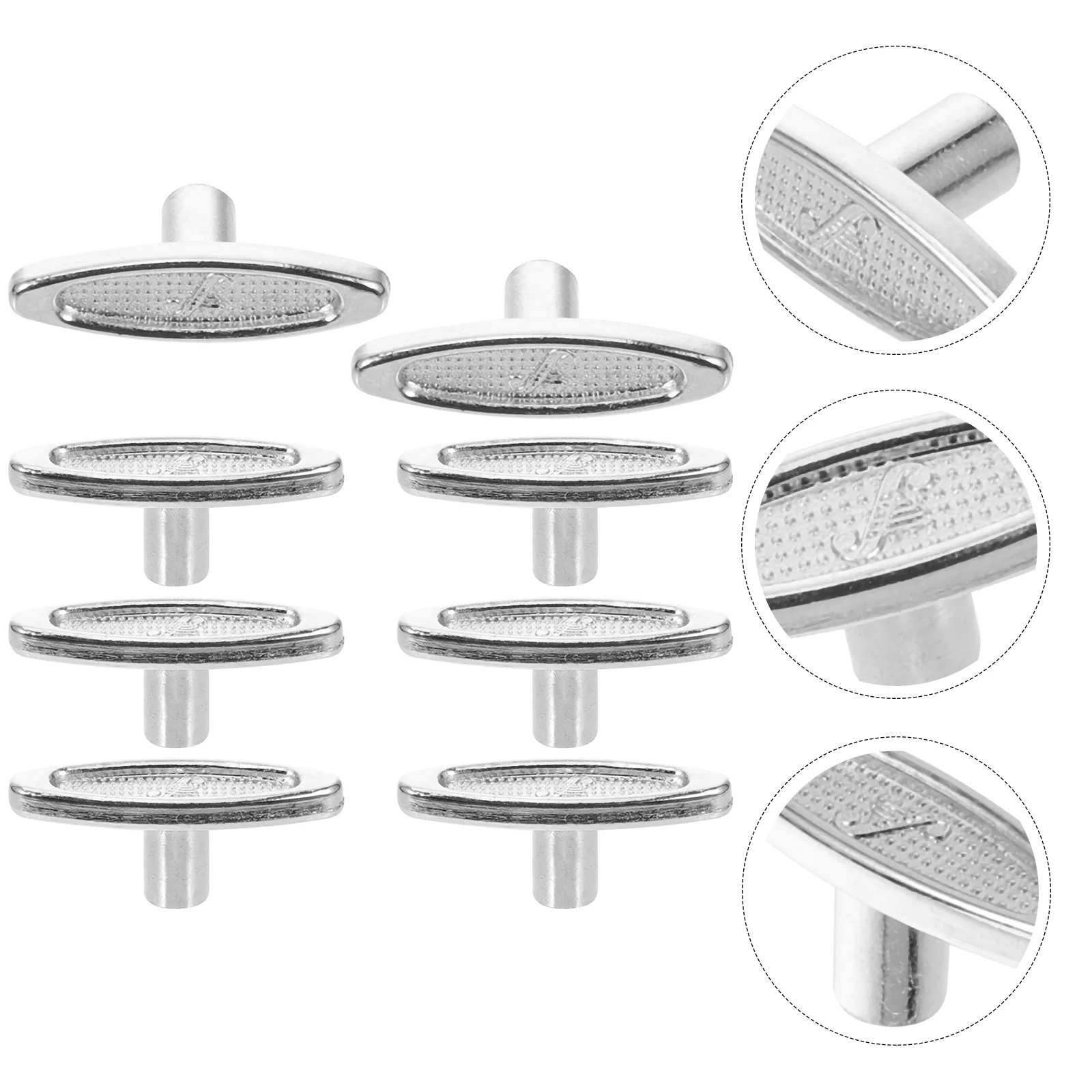 

8 Pcs Music Box Knob Windup Jewelry Key Winding Keys Replacement Turnicate Kit For Toy Accessories