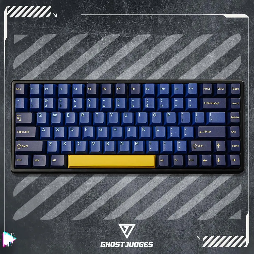 Ghost Judges Nautilus Colorway Cherry PBT Doubleshot keycap for mx keyboard 60 65 87 104 gh60 xd64 xd68 bm60 bm65