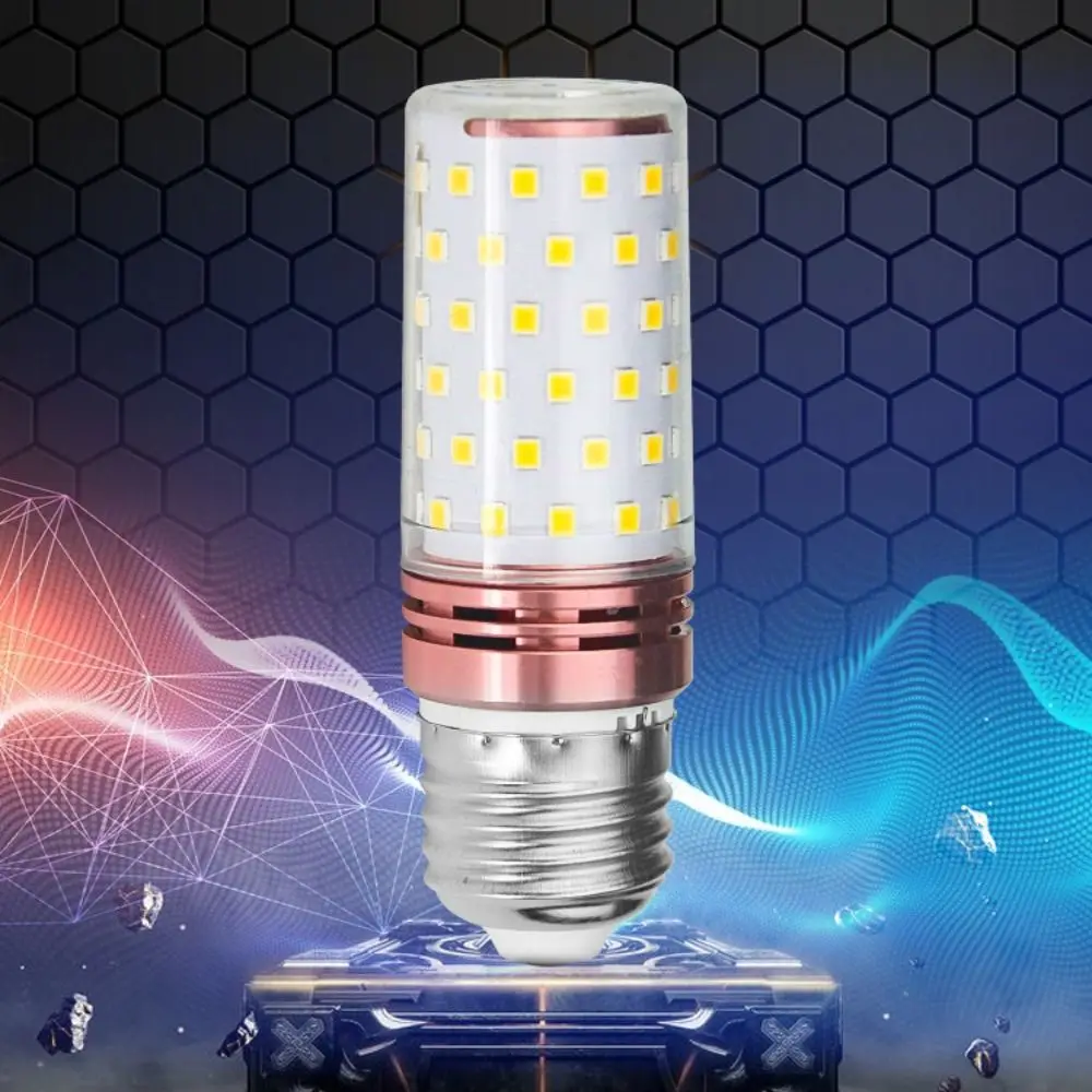 

2pcs 12W 16W LED Light Double Color Temperature No Flicker Chandelier Candle Corn Bulb LED