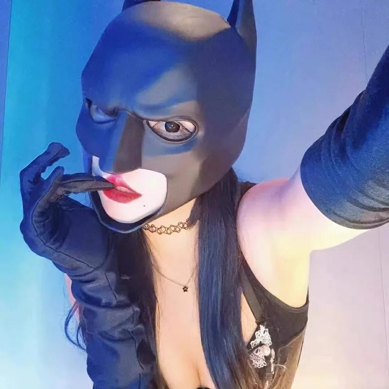 Темный рыцарь Брюс Уэйн Джокер косплей маски летучие мыши на все лицо шлем мягкая