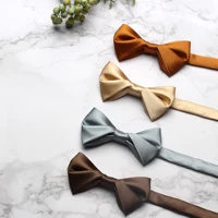 huishi mens beige bowtie british leisure women horn bow wedding party office butterfly tie gifts accessories free shopping