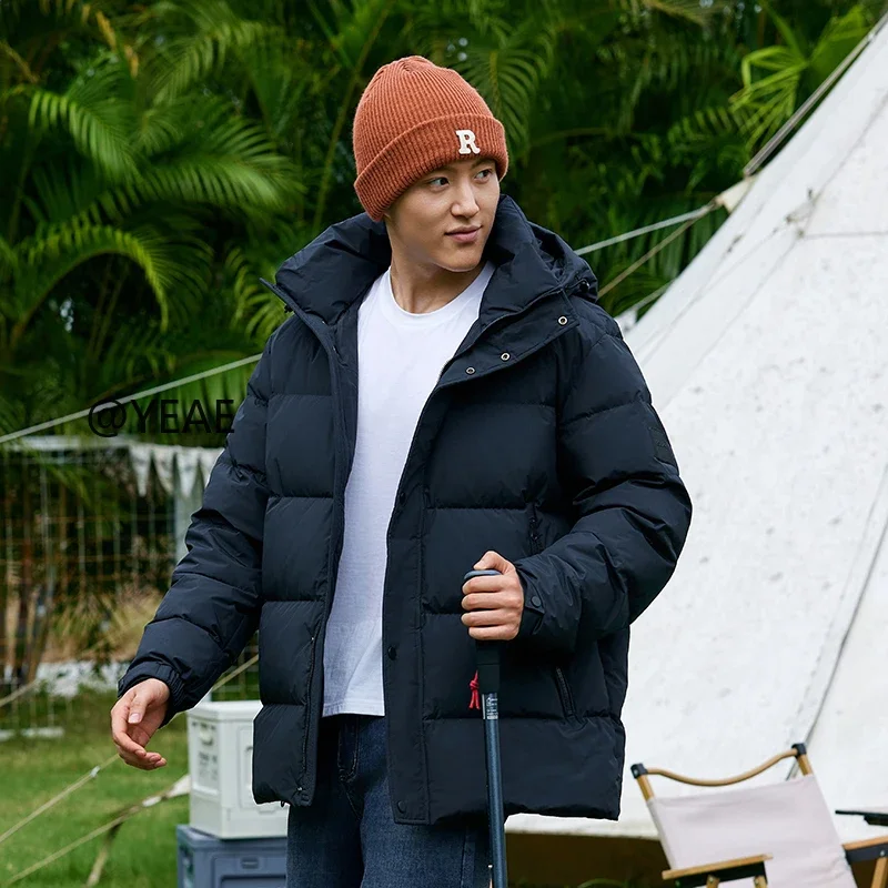 Новый пуховик дизайнерская одежда мужская Роскошная короткая пуховая куртка с