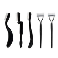 1pc eyelash brush comb eyelash curler makeup lash separator stainless steel mascara curl beauty makeup cosmetic tool