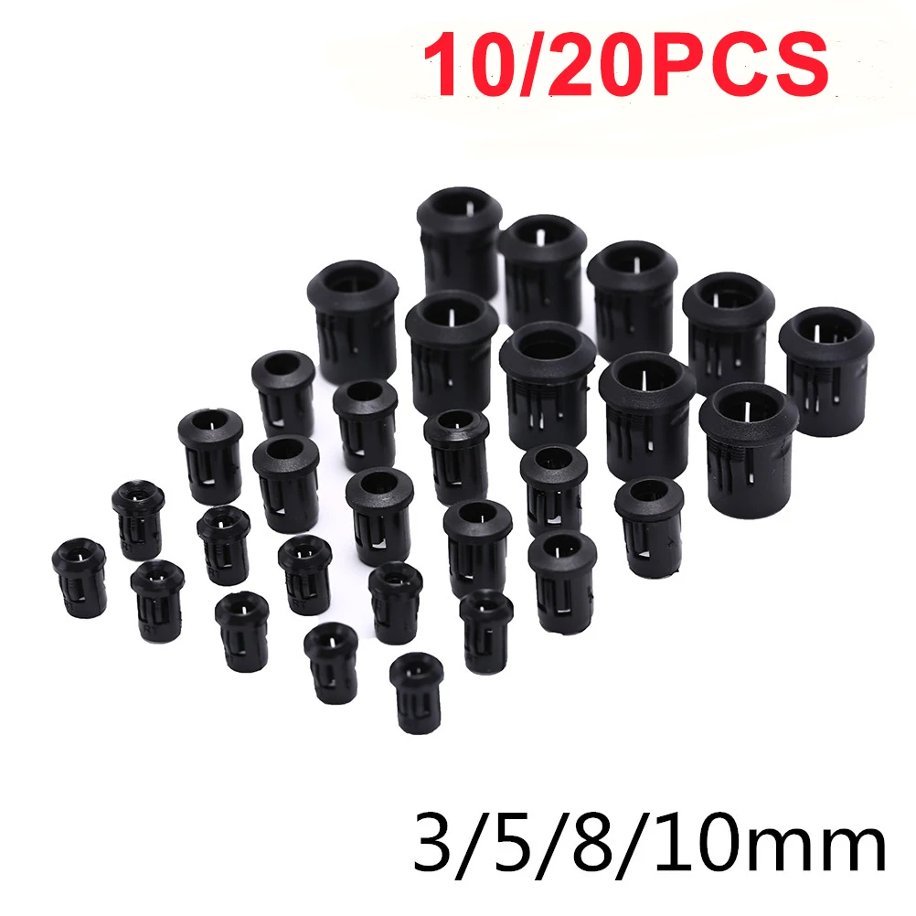 

10/20 шт., черные пластиковые основания для светодиодной лампы