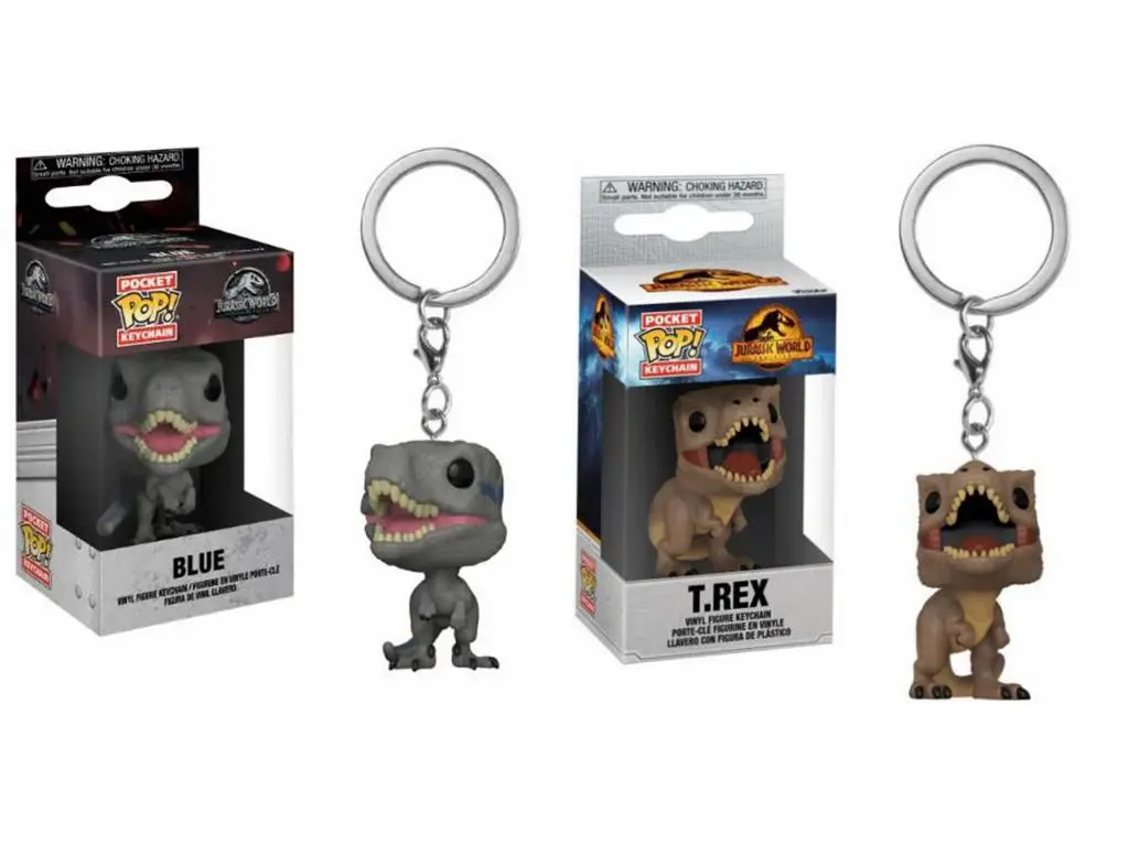FUNKO pop Брелок фигурка мир Юрского периода синяя Велоцираптор коллекционные игрушки