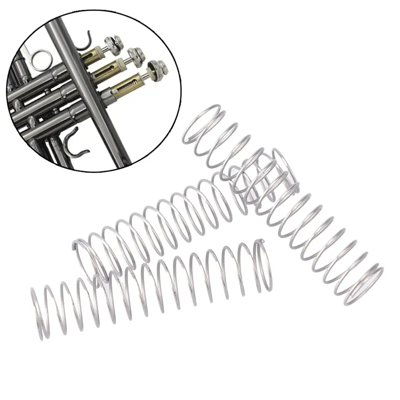 

High Quality 3pcs Trumpet Piston Valve Spring Accessories Part Replacement Trumpet Spring Woodwind Instrument Parts