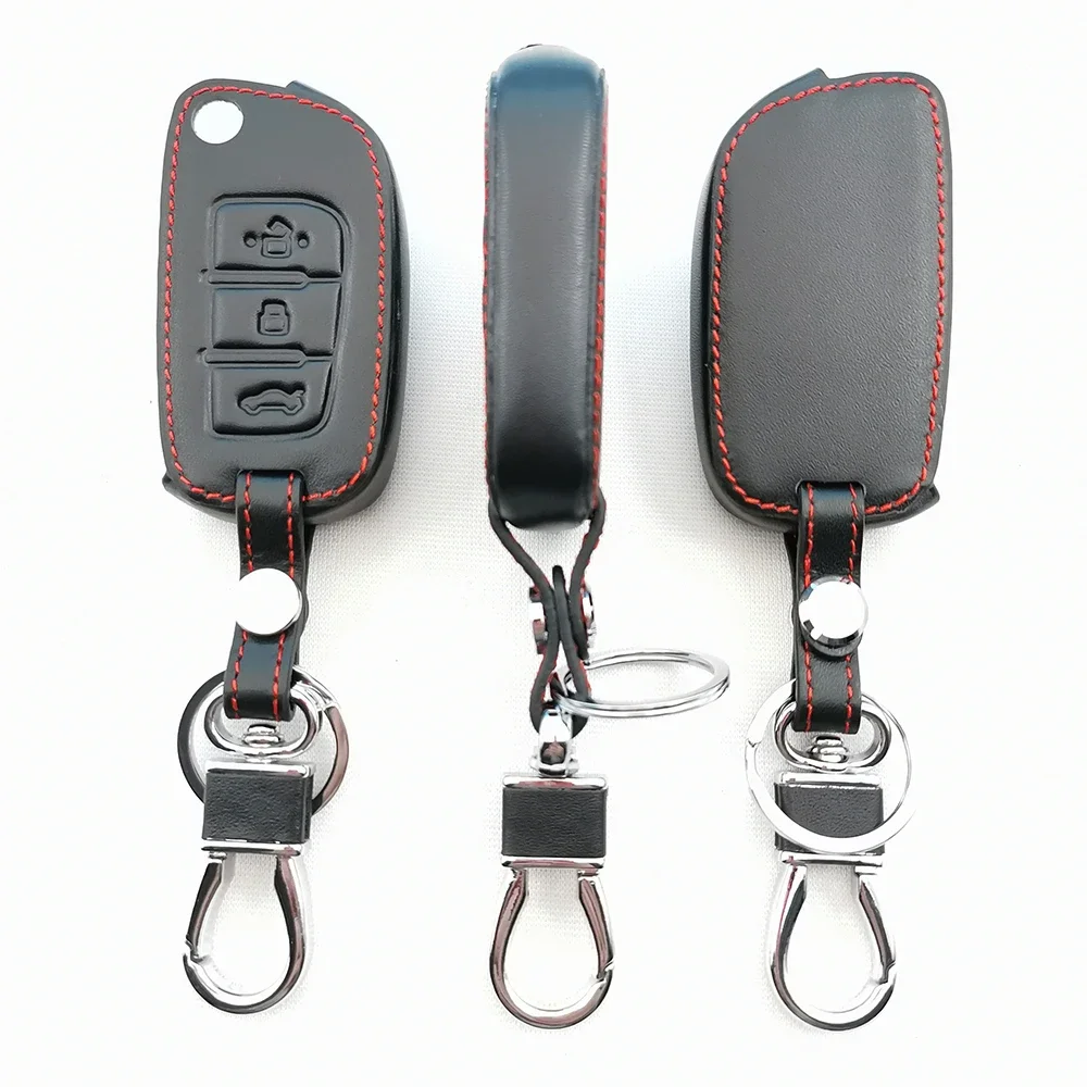 Новинка 2022 стильная кожаная крышка для автомобильного ключа модель Geely Emgrand 7 EC7