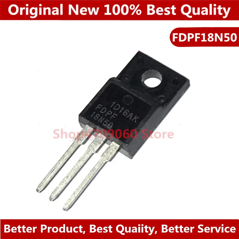 

10pcs FDPF18N50 TO220 18N50 TO-220 New MOS FET Transistor