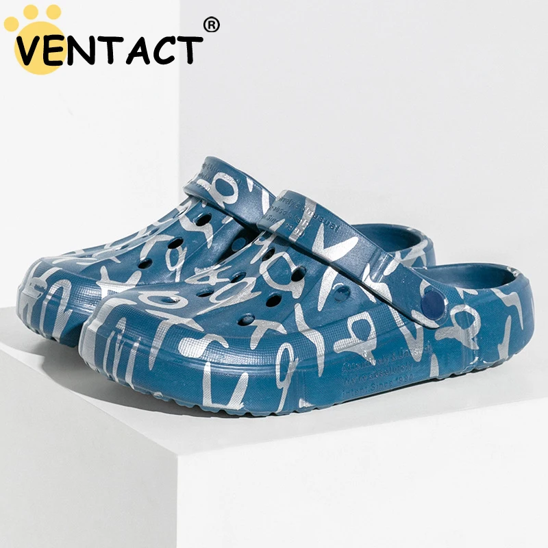 

Новое поступление, женские сандалии VENTACT, разноцветная массивная Летняя обувь из ЭВА для мужчин и женщин, модная повседневная Пляжная повсе...