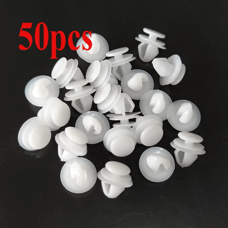 

50шт 30648141 Пластиковая застежка, боковая накладка на порог, молдинговые зажимы для Volvo C30 S40 V50 V70 XC70