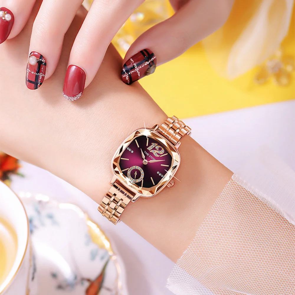 New Fashion Steel Band Women's Waterproof Quartz Watch