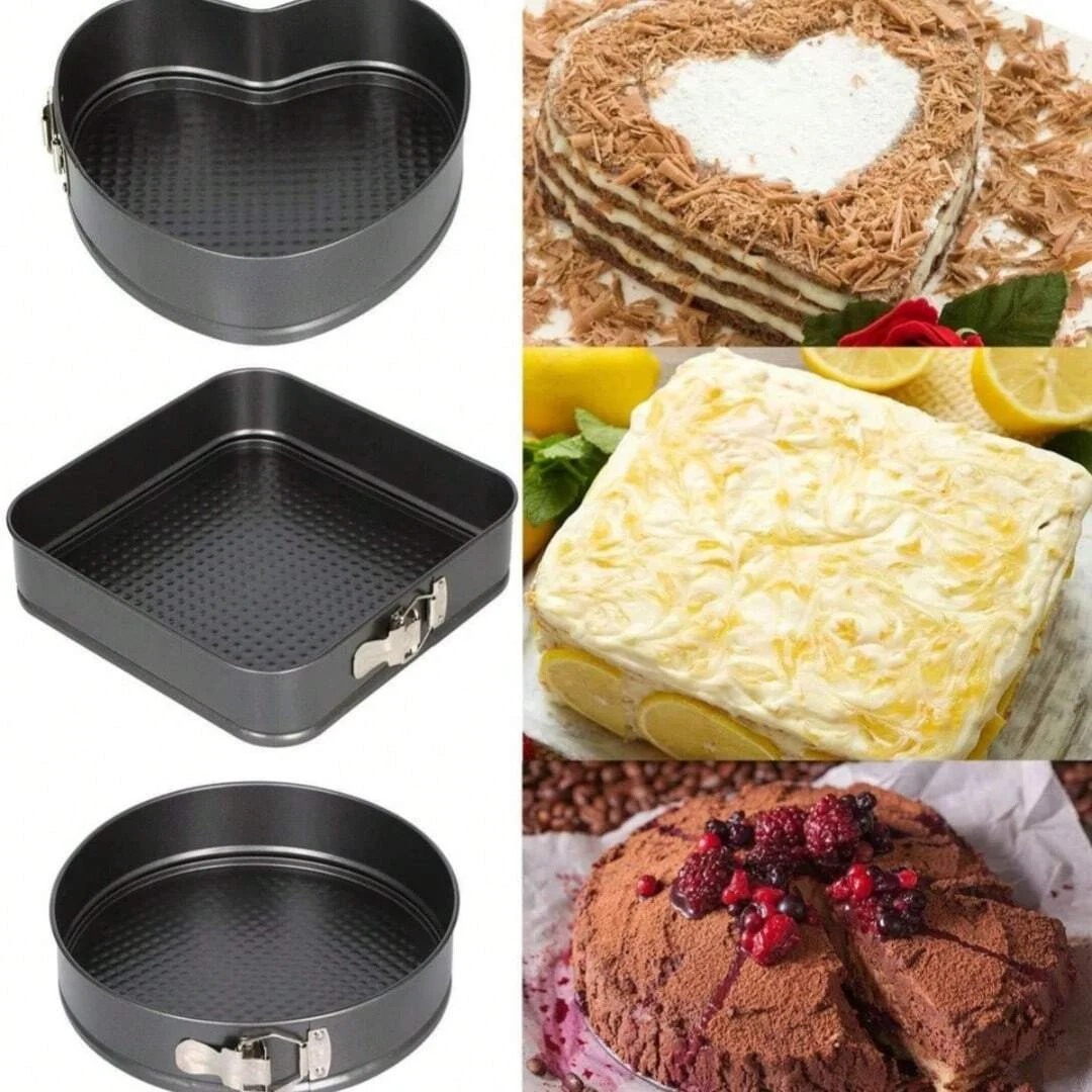 1 Шт. Антипригарная Квадратная Форма Для Выпечки В Форме Сердца Торта