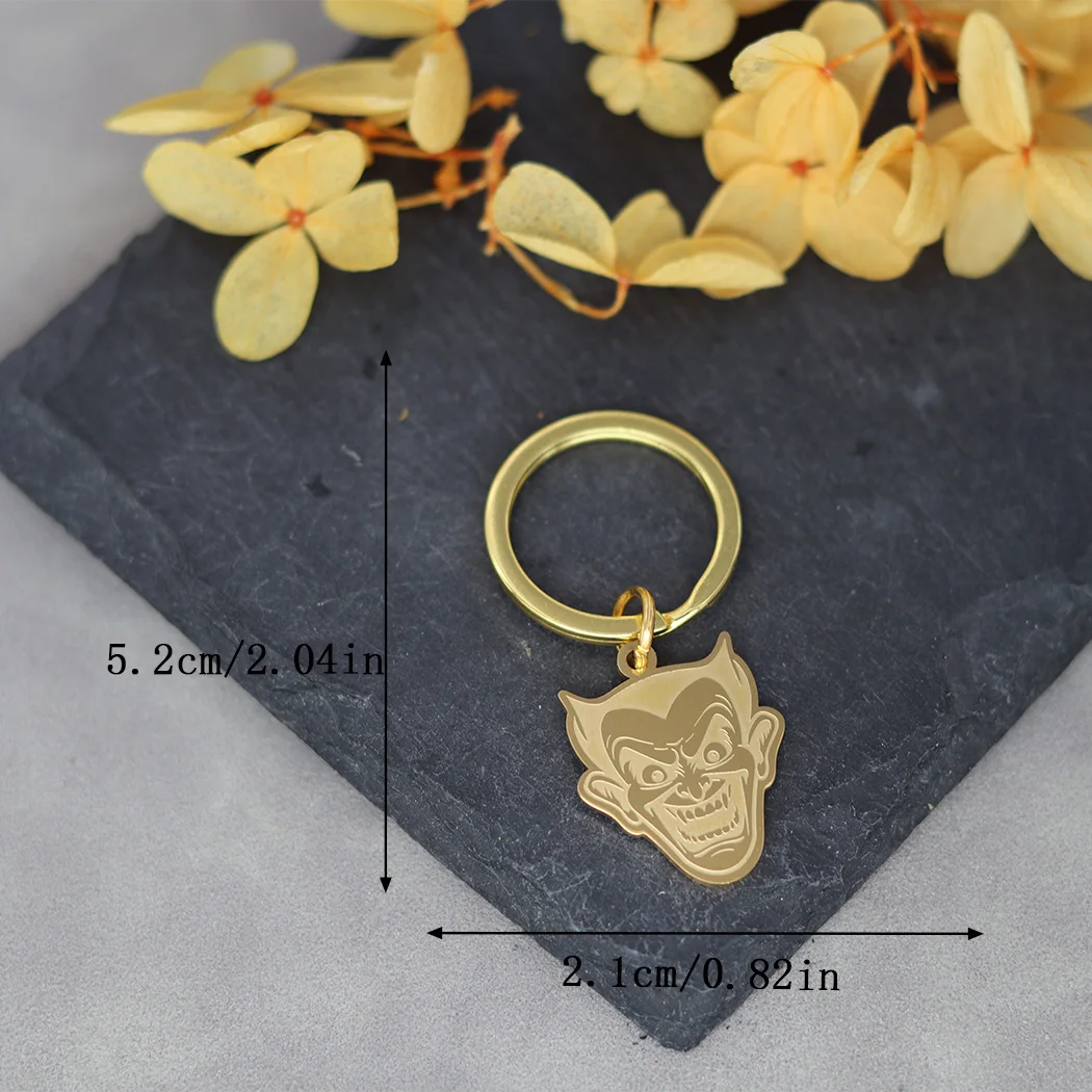 Цепочка для ключей с подвеской в виде сердца из нержавеющей стали